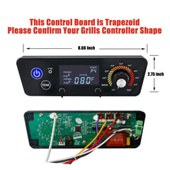 Village Smoker controller rear wiring harness and connectors for quick, accurate installation