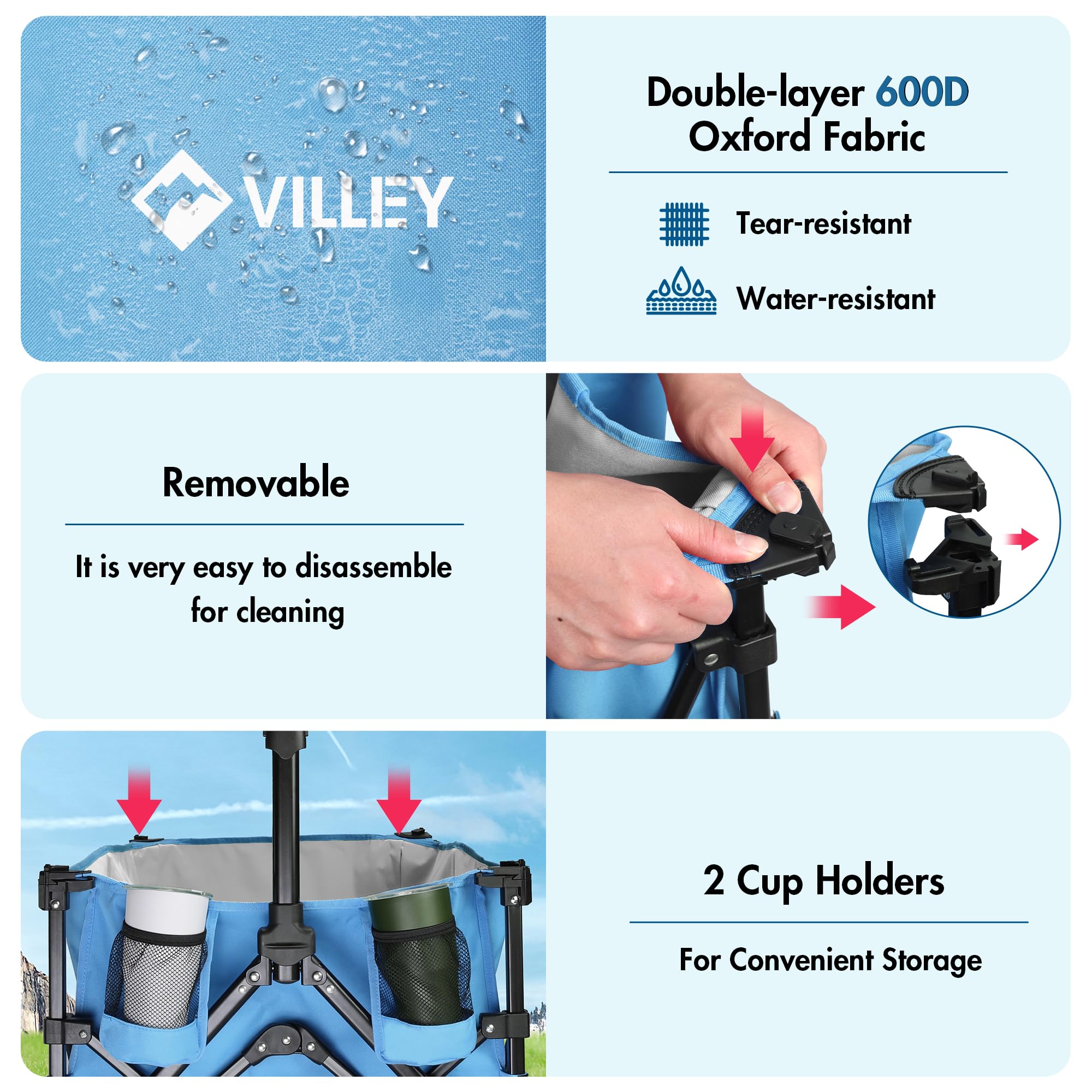 VILLEY scale comparison beside person to show size and load-handling benefit
