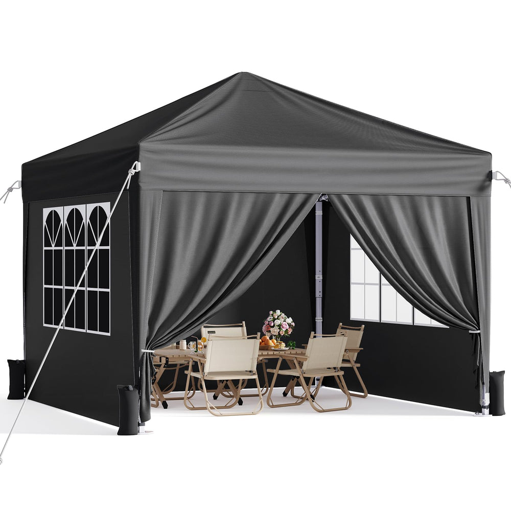 Vinabilia front view canopy tent showing full shelter and practical shade benefit