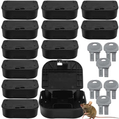 Vine Homecare front view of bait station showing compact discreet design