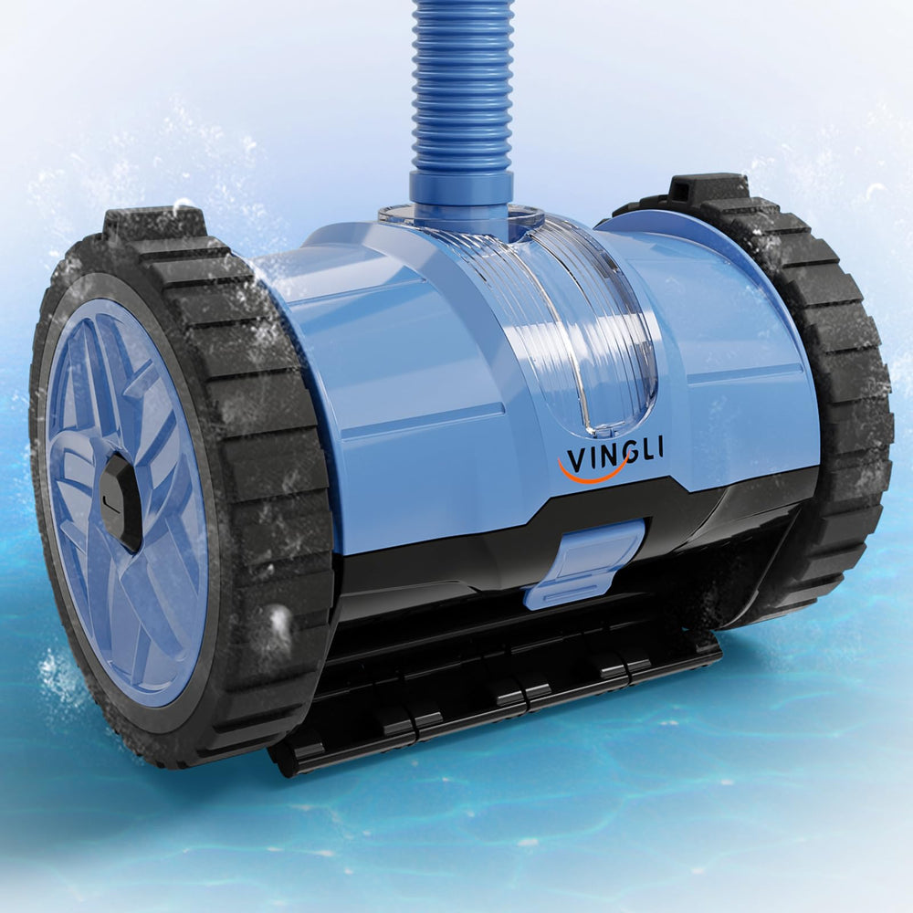 VINGLI front view of cleaner showing intake and sleek design, ensures efficient suction
