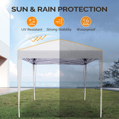 VINGLI folded canopy inside carry bag for easy transportation