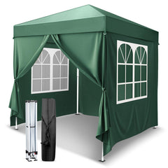 VINGLI front view green canopy providing quick shade