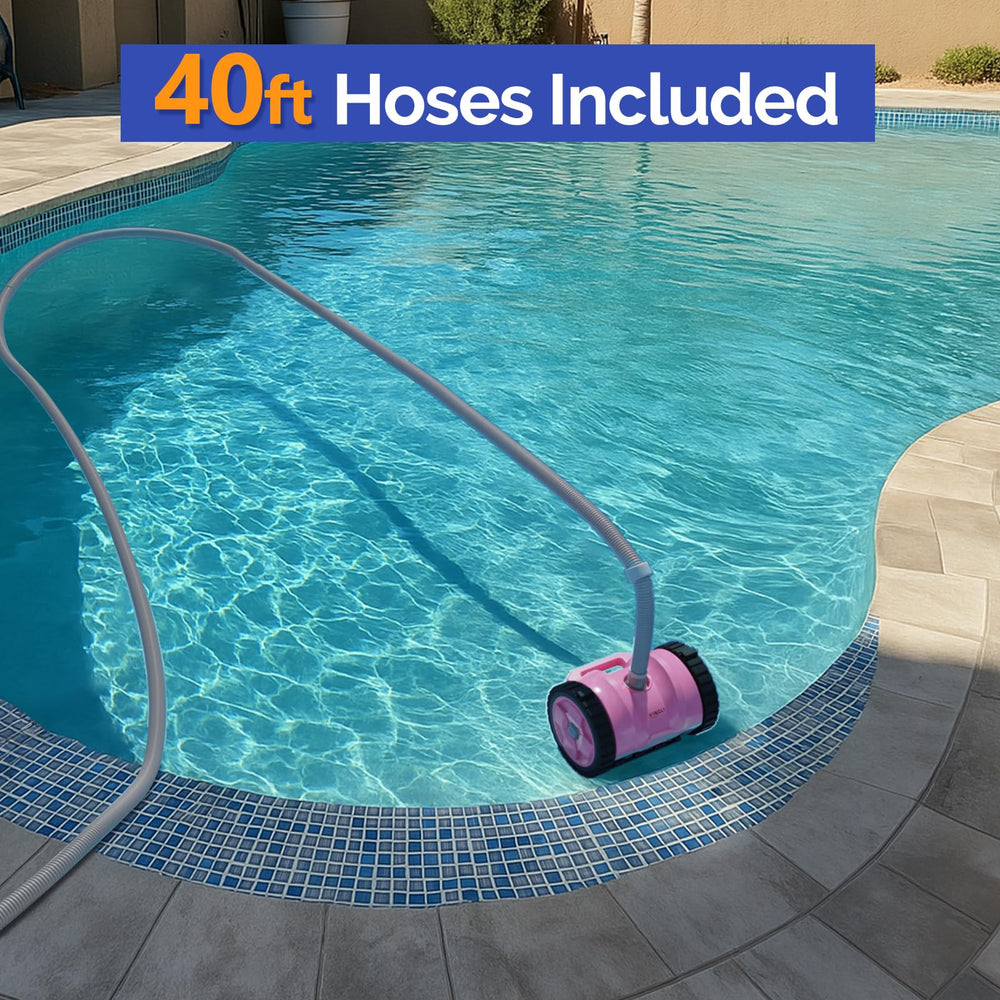 VINGLI vacuum cleaning pool floor, captures dirt and leaves for a clearer pool