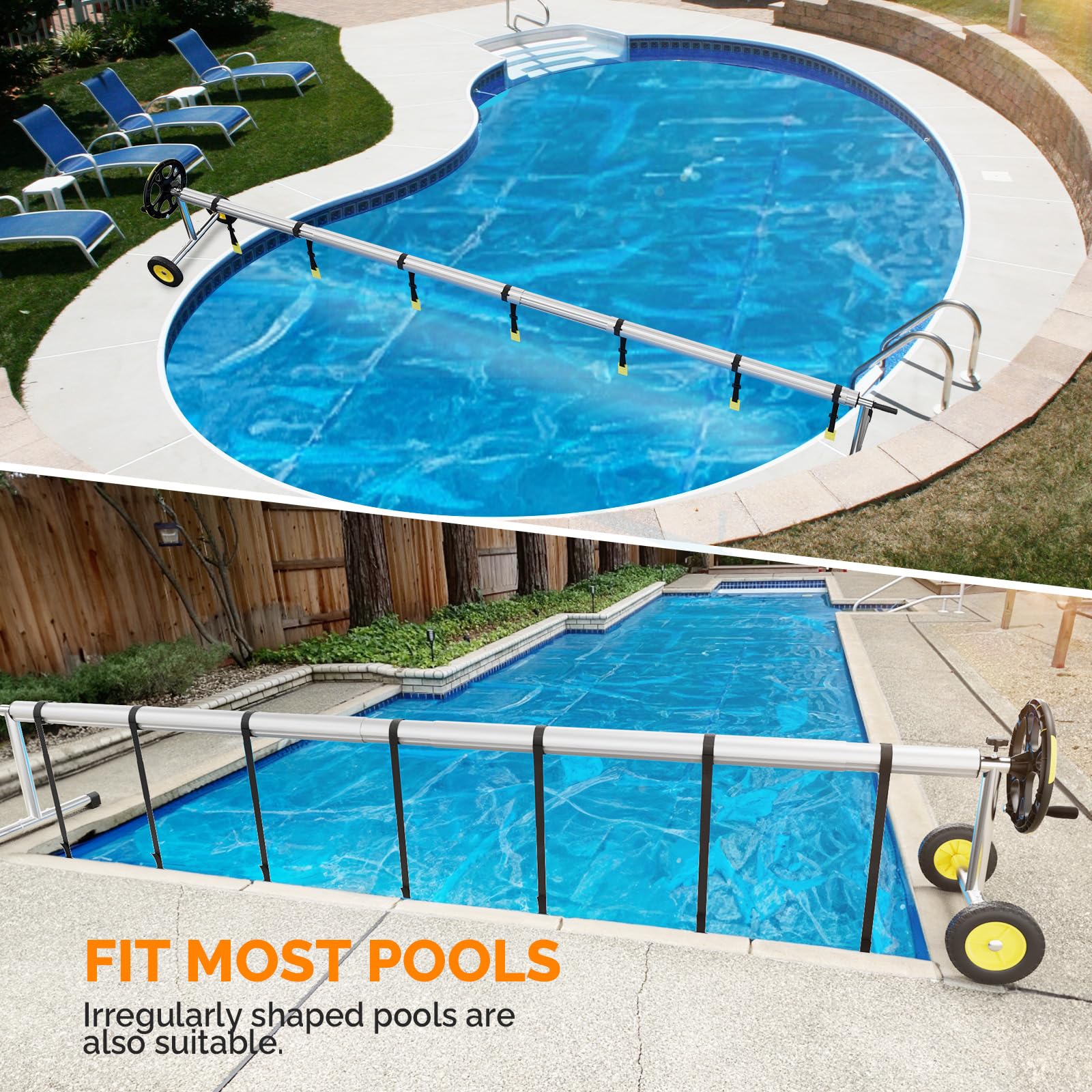 VINGLI lifestyle poolside setting showing portability and convenience for homeowners