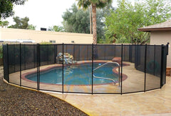 VINGLI front view of full 4x48ft fence showing secure perimeter and peace of mind