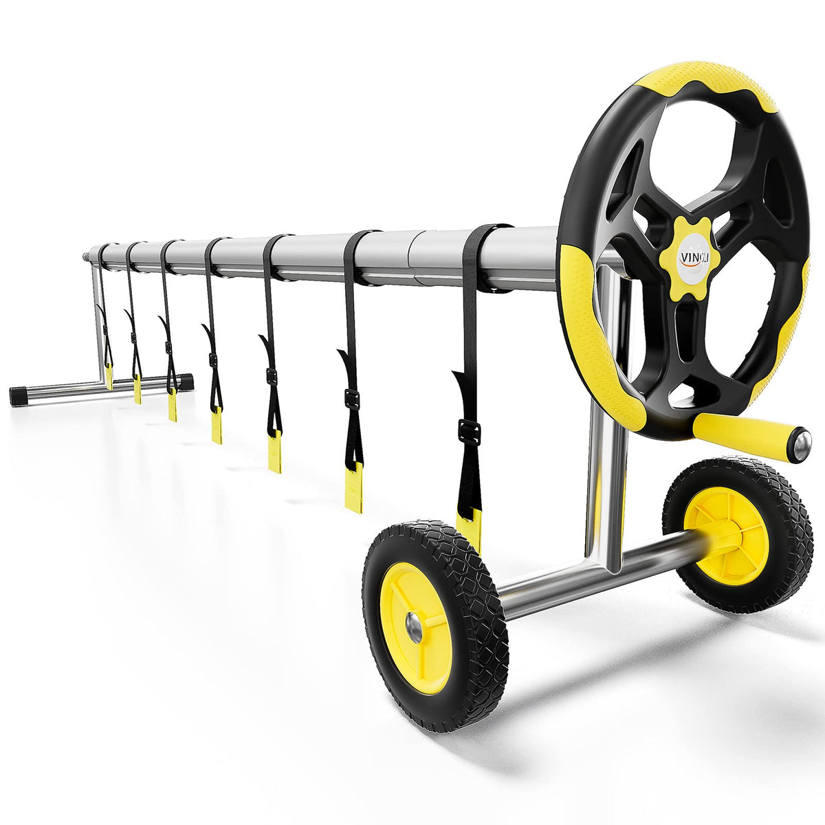 VINGLI full front view of reel showing portability and stability