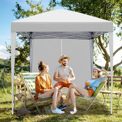 VINGLI sidewall attachment showing secure closures for privacy