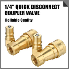 Vinsot assembled coupler and nipple illustrating fast secure connection benefit