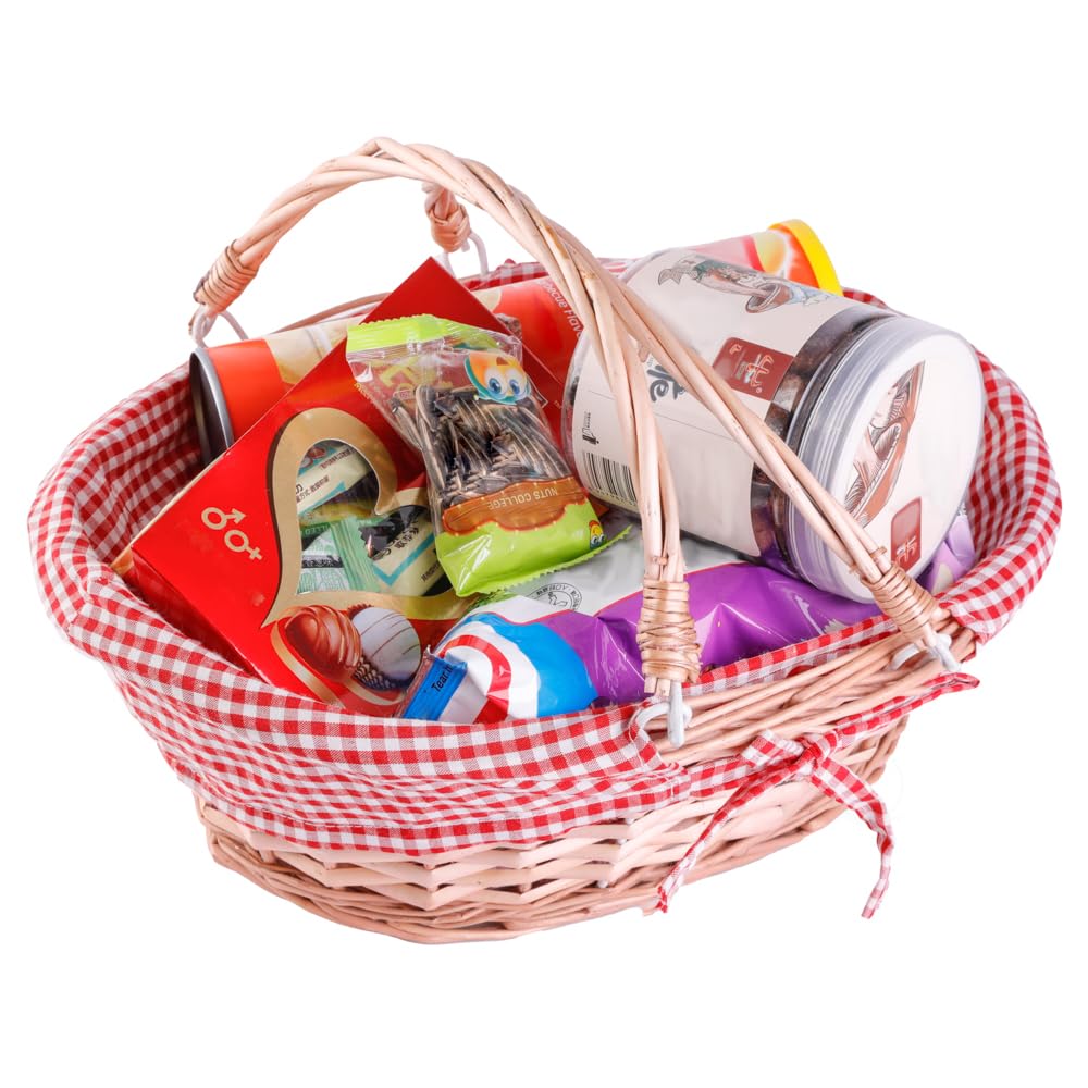 Vintiquewise basket beside dinner rolls for scale, ideal serving size
