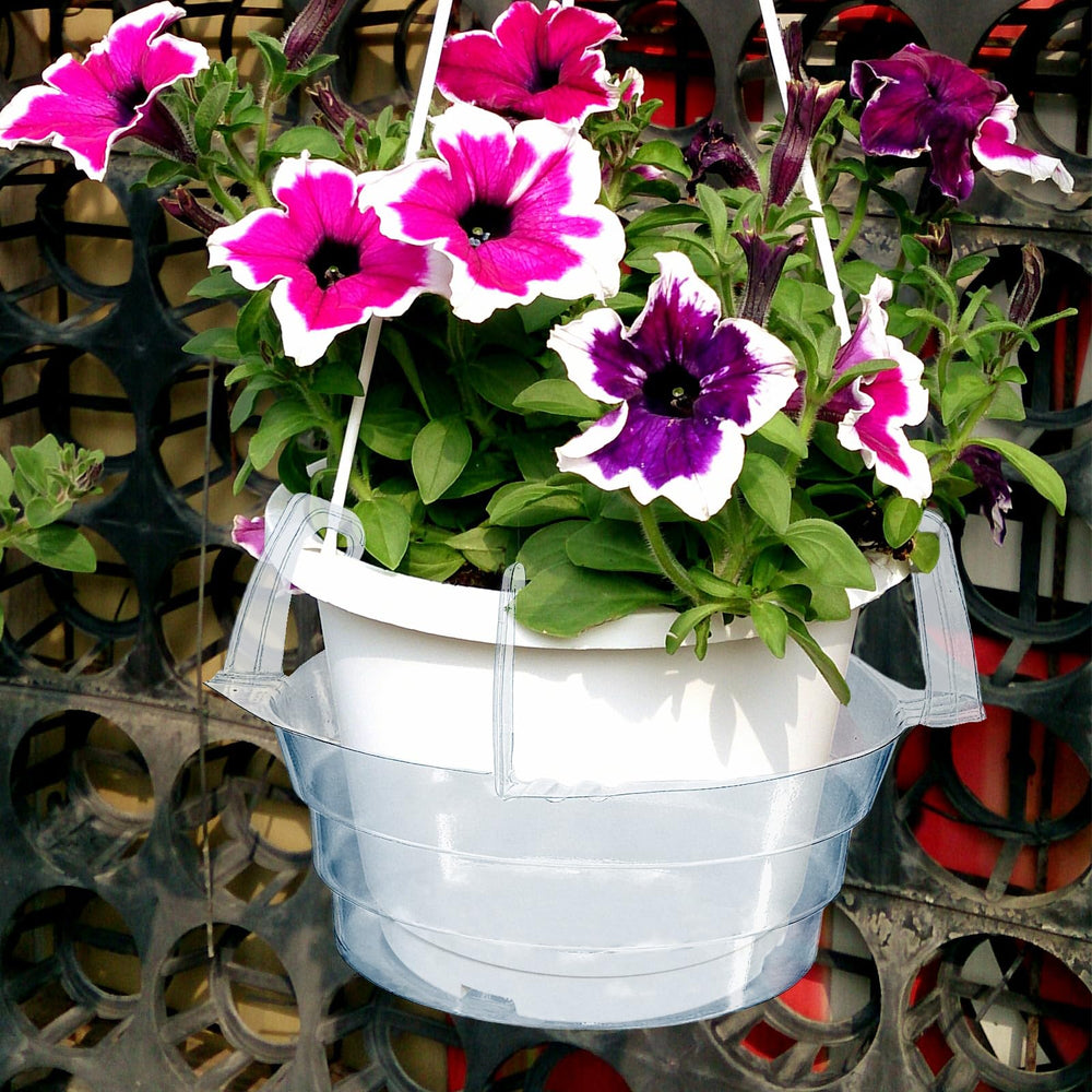 VIOBEPASS balcony scene with multiple hangers showing neat, protected floors benefit