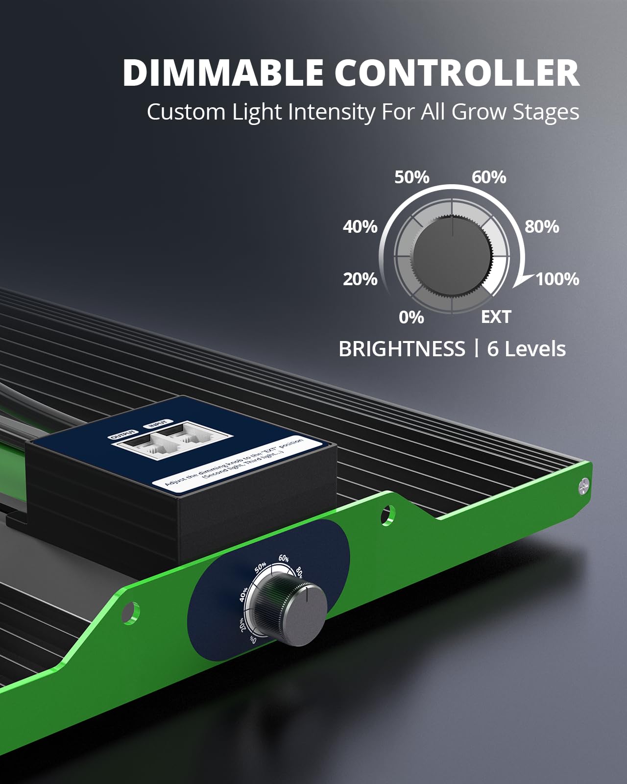 VIPARSPECTRA daisy-chain setup connecting multiple units for scalable grows benefit