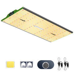VIPARSPECTRA close-up of LED diodes highlighting uniform light distribution benefit