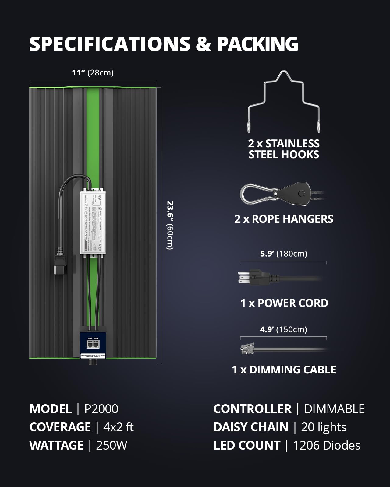 VIPARSPECTRA size comparison with hand showing compact footprint and installation ease