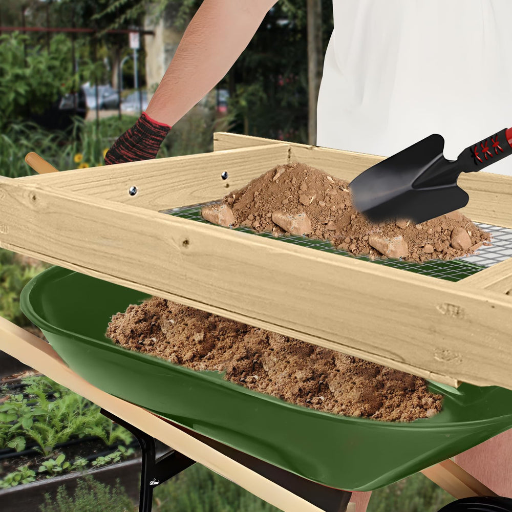 VIPMORE size comparison with shovel for quick scale and capacity view