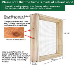 VIPMORE close-up of 1/4 inch hardware cloth mesh, ensures reliable stone removal