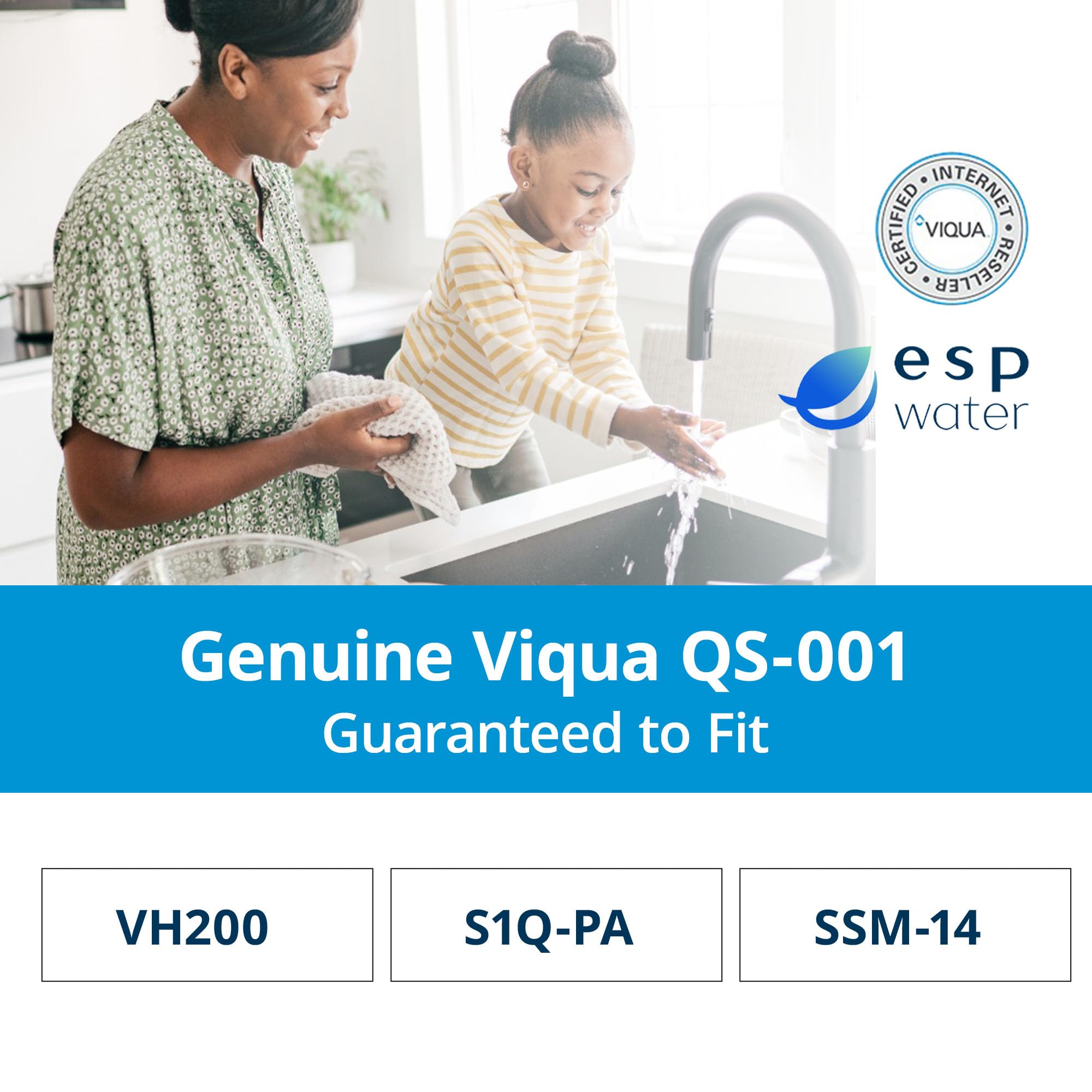 VIQUA QS-001 two included O-rings displayed, ensuring a secure leak-free seal