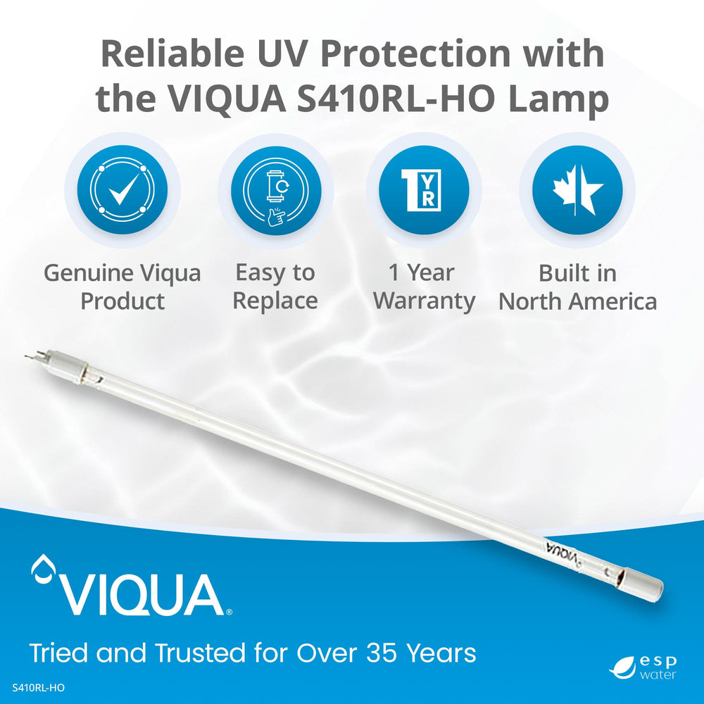 Viqua double boxed packaging protecting lamp during shipping benefit