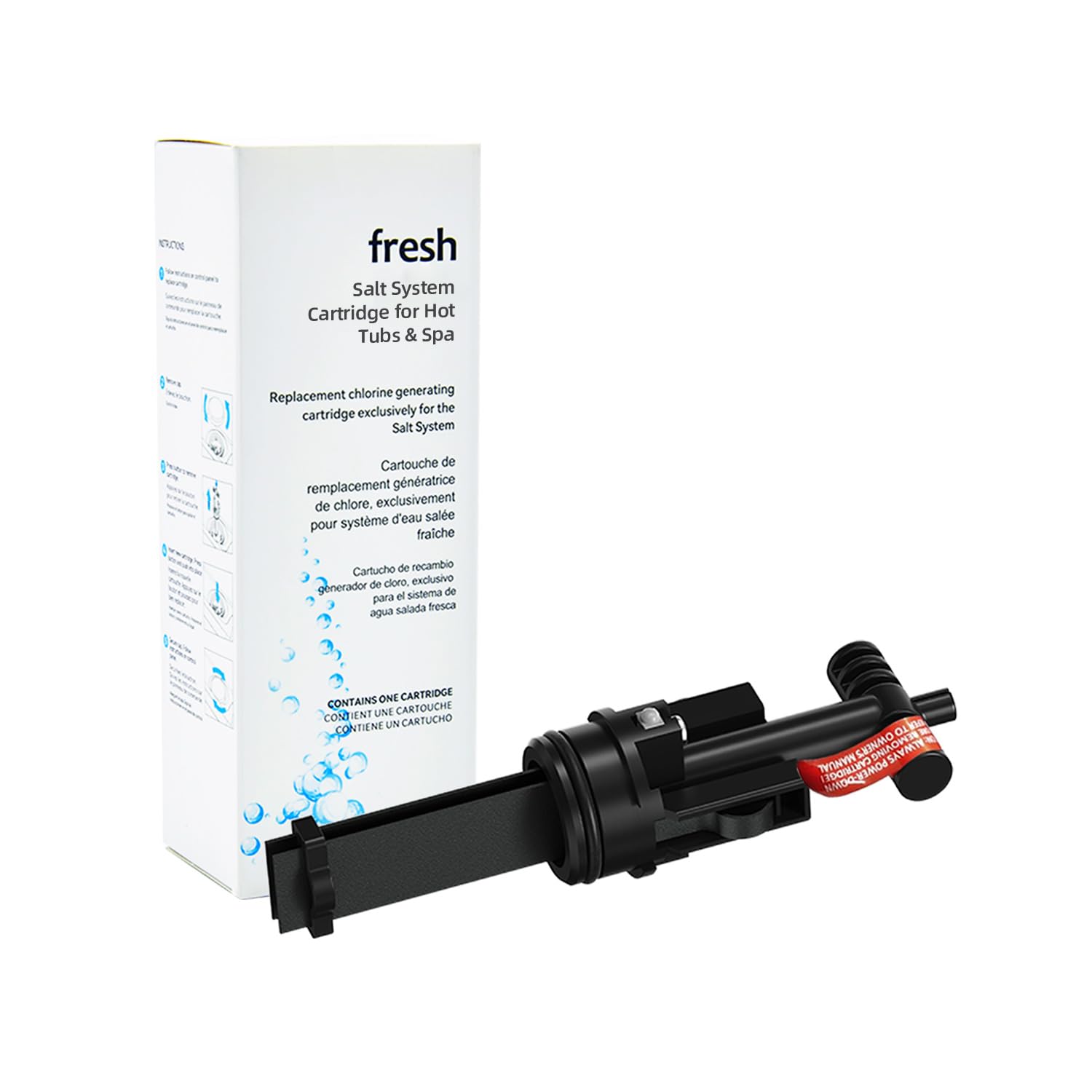 Virellionixis front view cartridge showing compact replacement and easy install