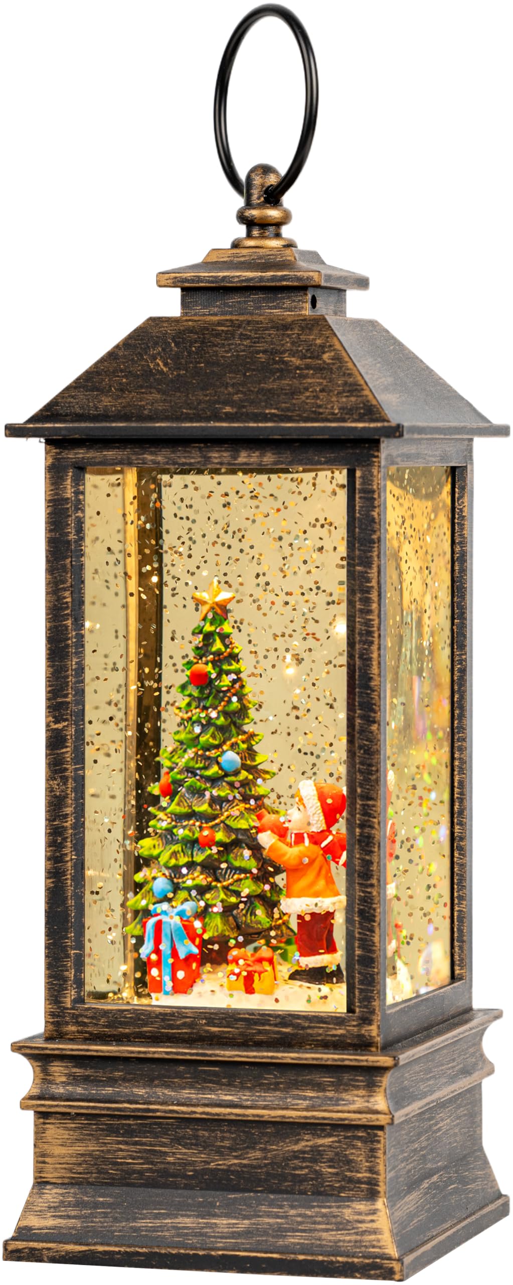 VISFLAIR front view showing globe and warm LED lighting benefit of ambiance