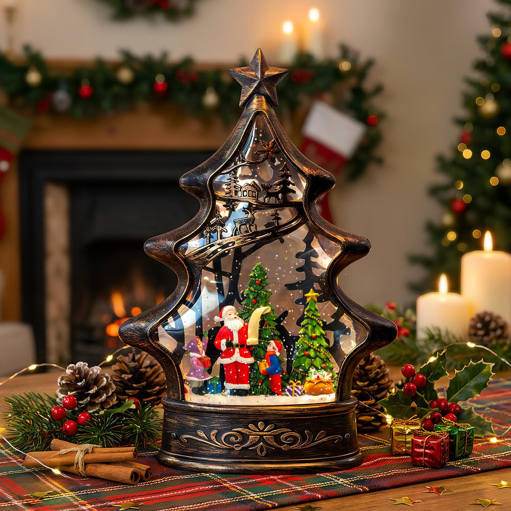 VISFLAIR mantel display as holiday centerpiece and gift-ready decor