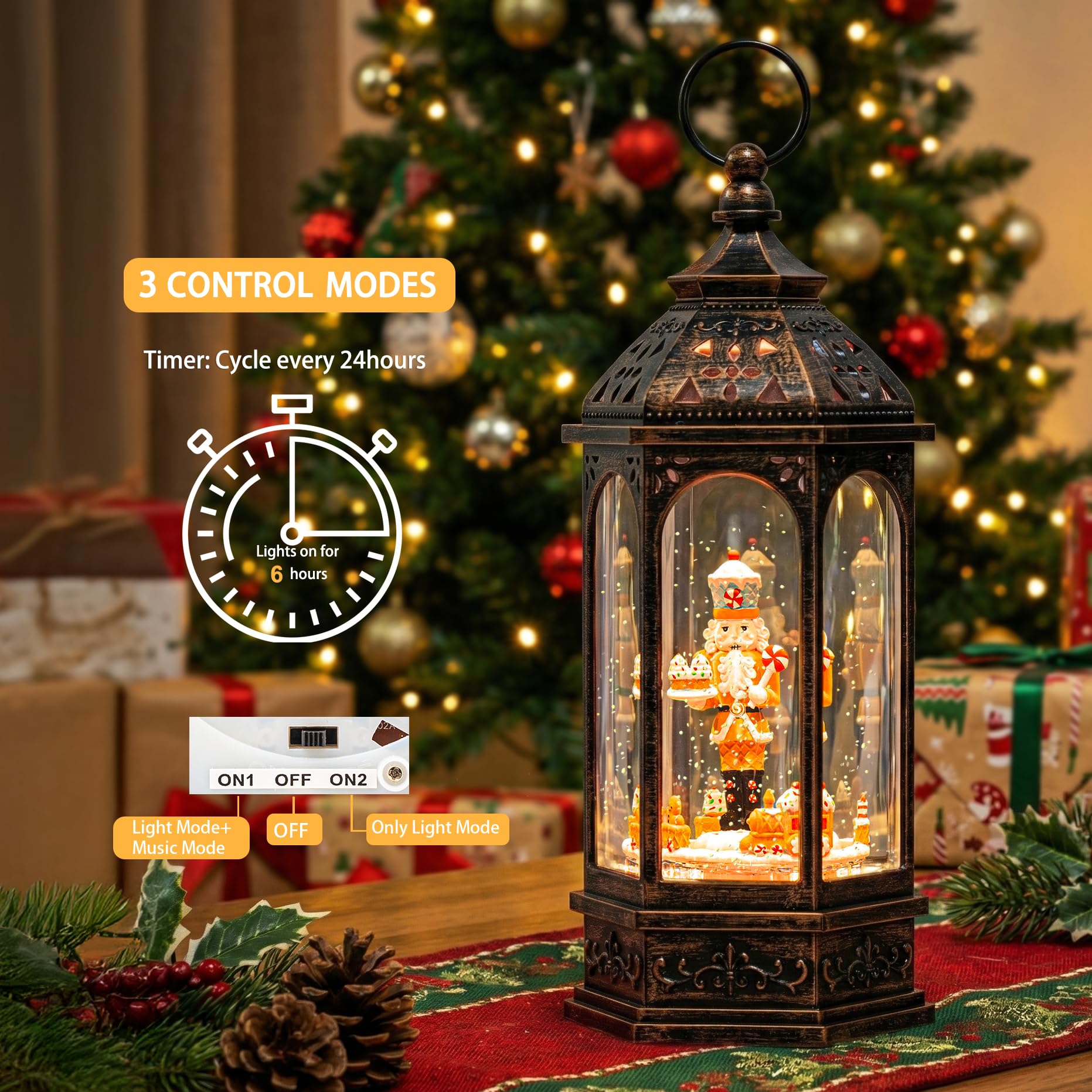 VISFLAIR size comparison on mantel showing appropriate scale benefit