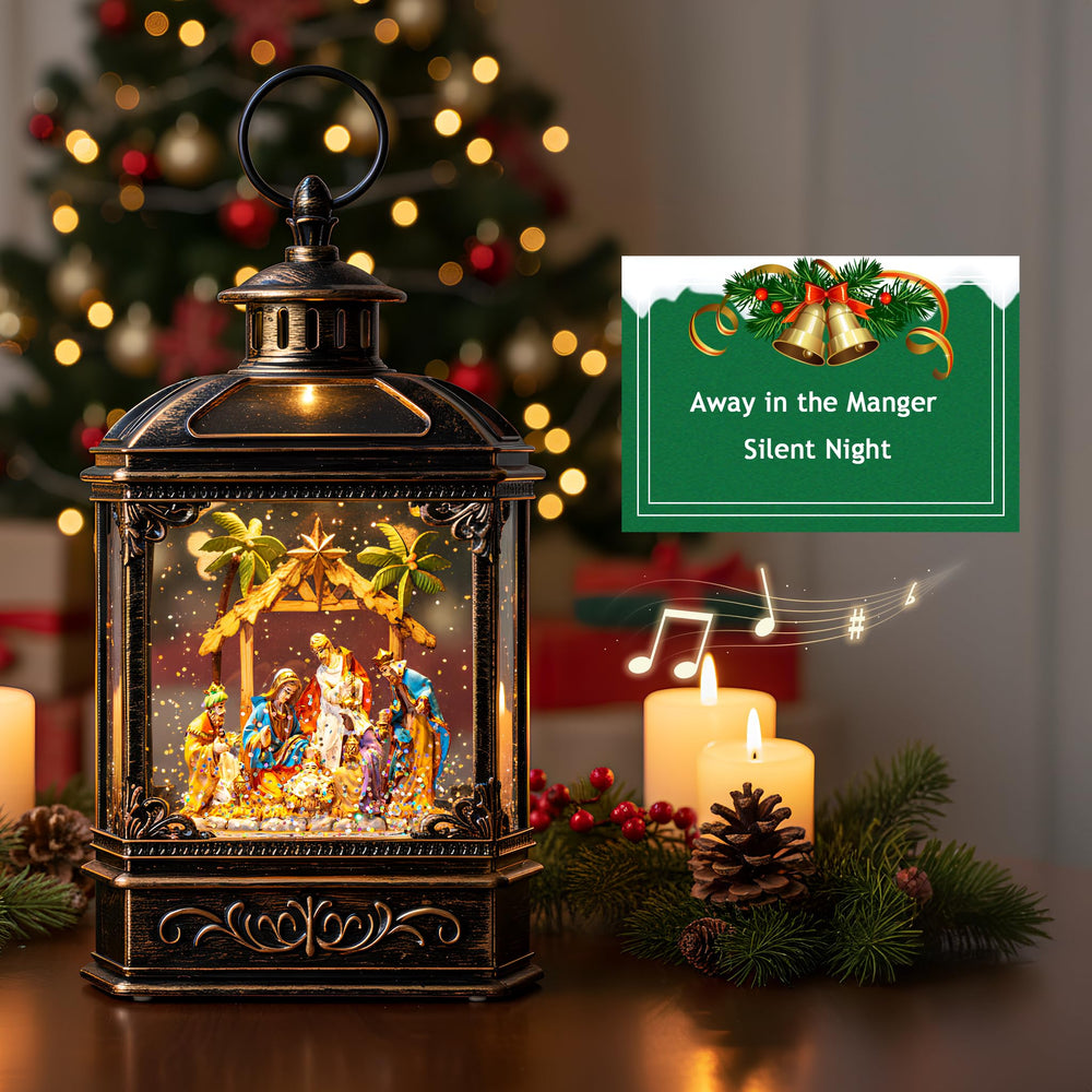 VISFLAIR on mantel for scale showing compact decorative footprint