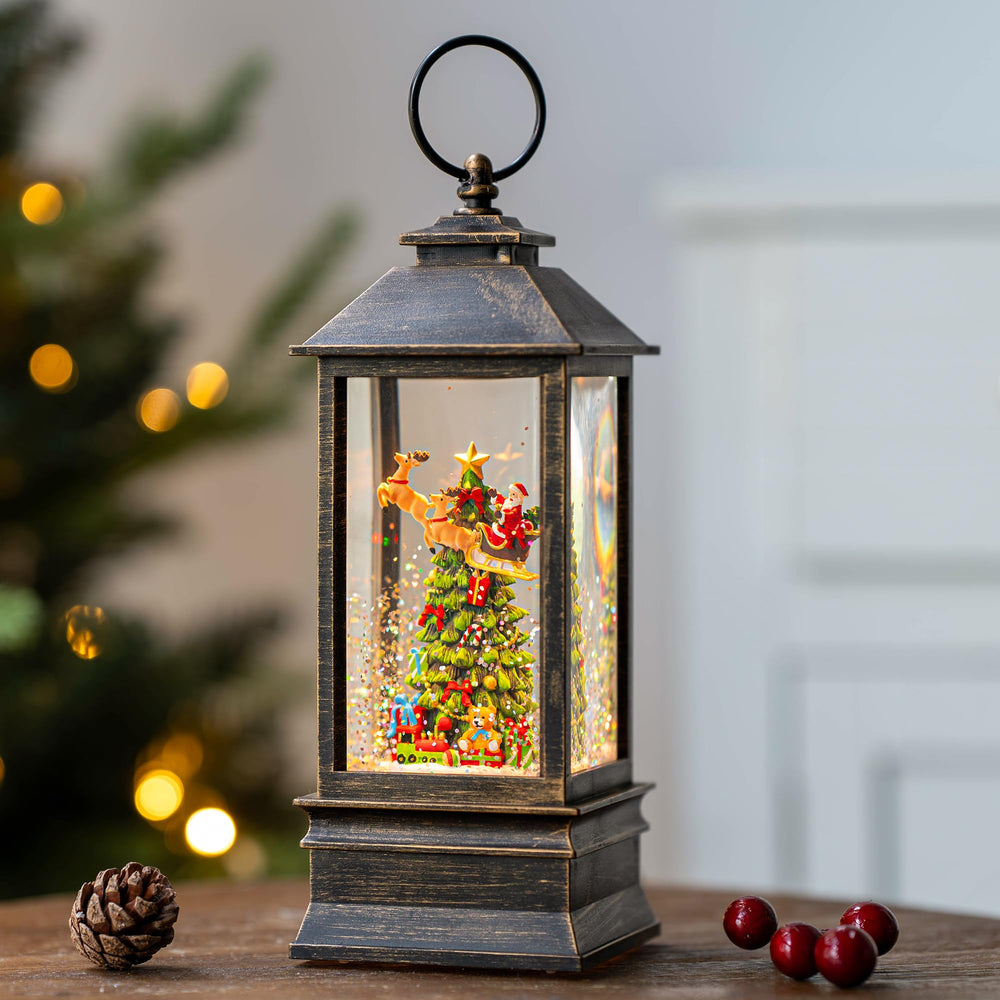VISFLAIR on mantel for scale demonstrating compact 10-inch display benefit