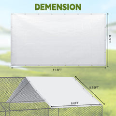 VitalCozy close-up of PE tarp texture highlighting durable material and long-lasting performance