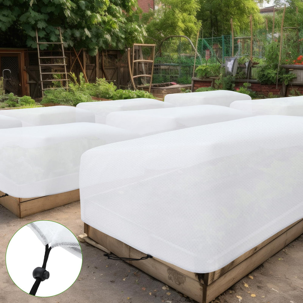 VitalCozy size comparison with measuring tape showing fit for raised beds