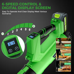 VitalFlow closeup handle and controls for ergonomic comfort and control