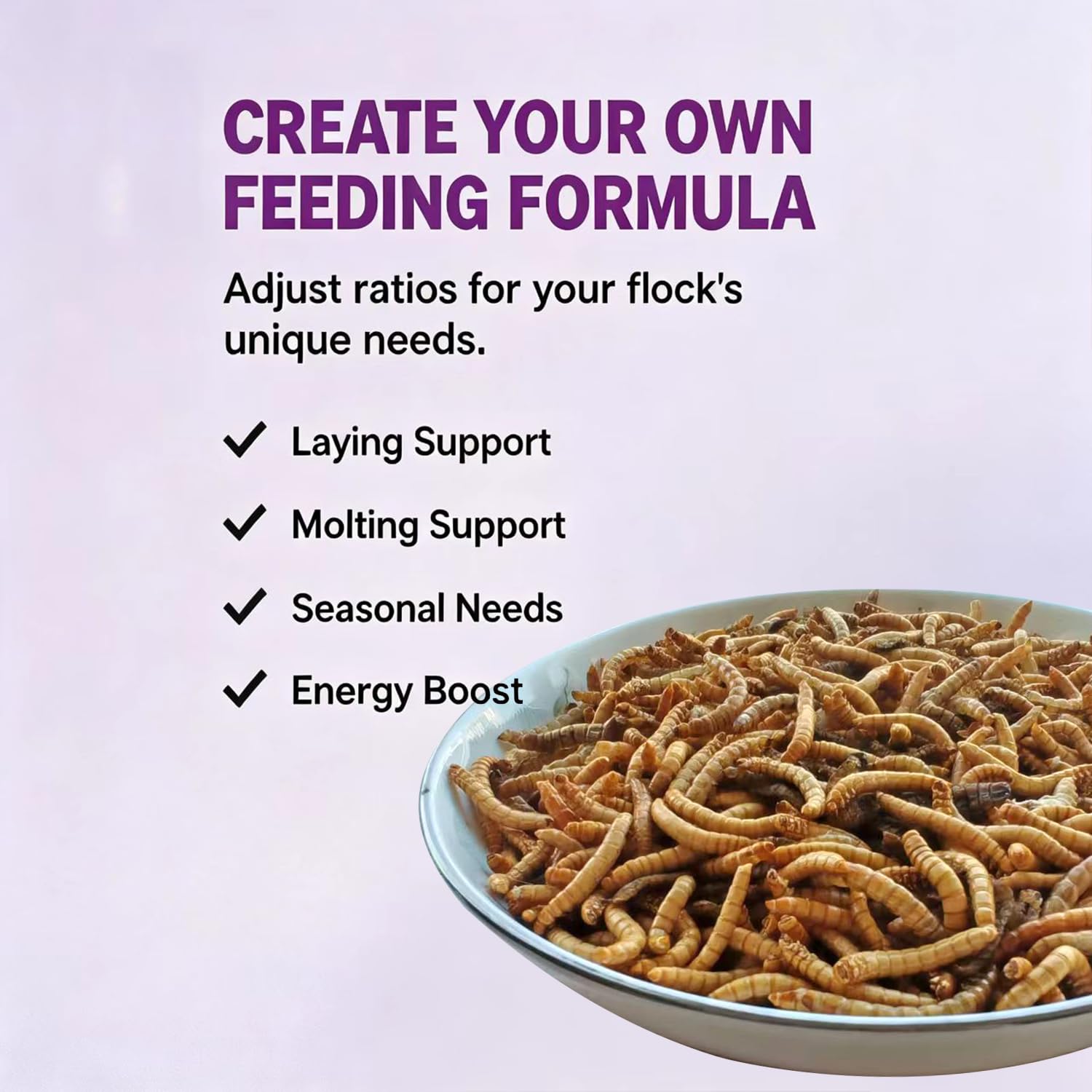 VITAMORSEL poured into bowl ready to feed, encouraging immediate interest