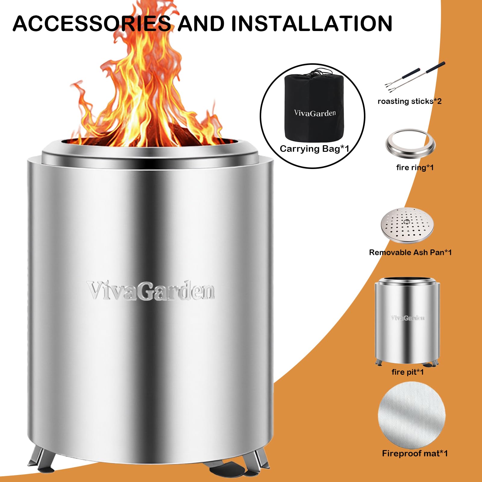 Vivagarden on table with fireproof mat and drink highlighting safe surface protection and ambience