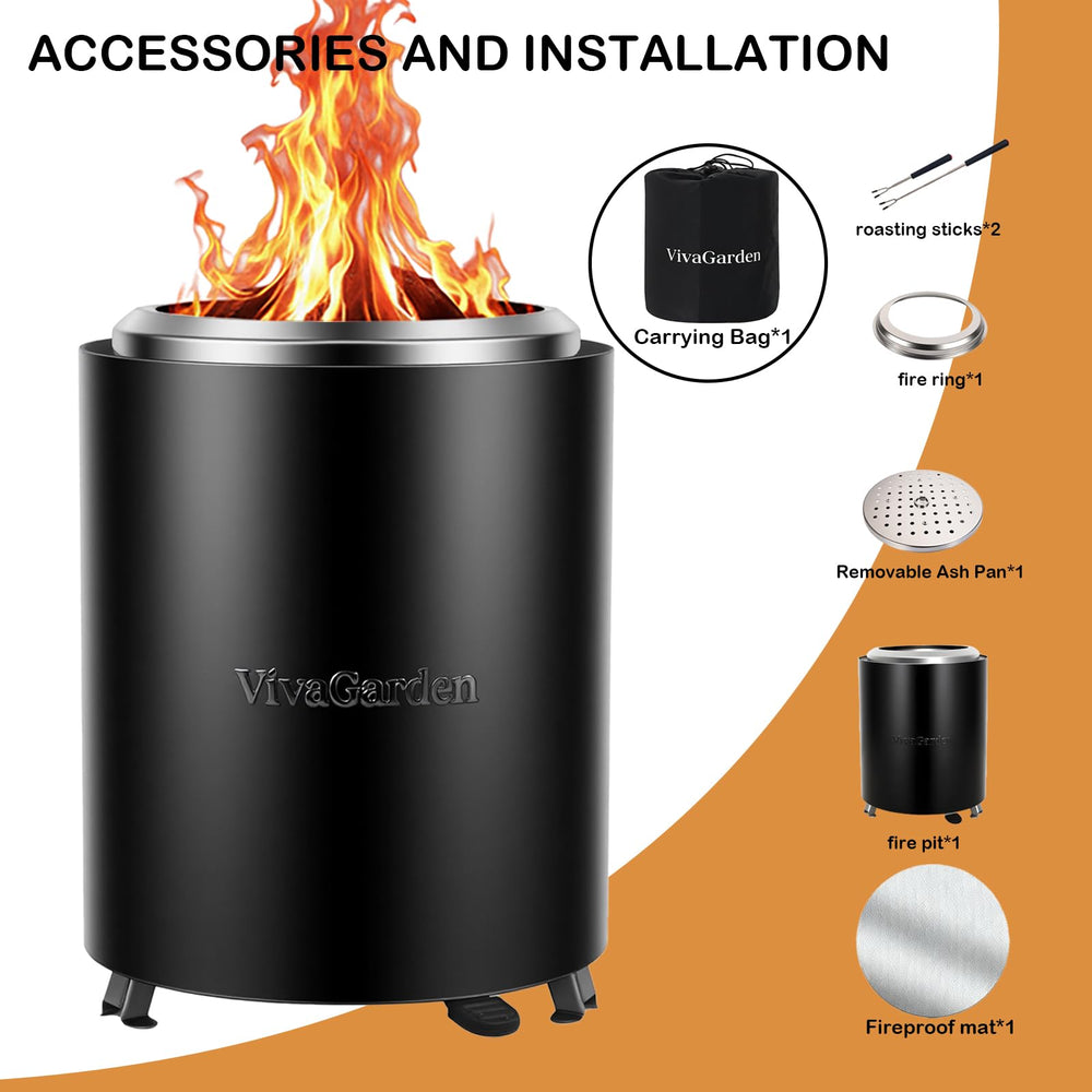 Vivagarden size comparison with water bottle showing compact scale and convenience