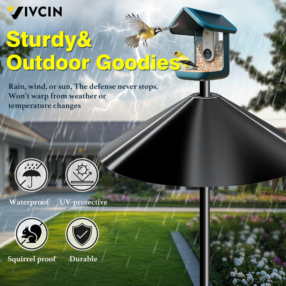 VIVCIN smooth surface wiped clean for easy outdoor maintenance