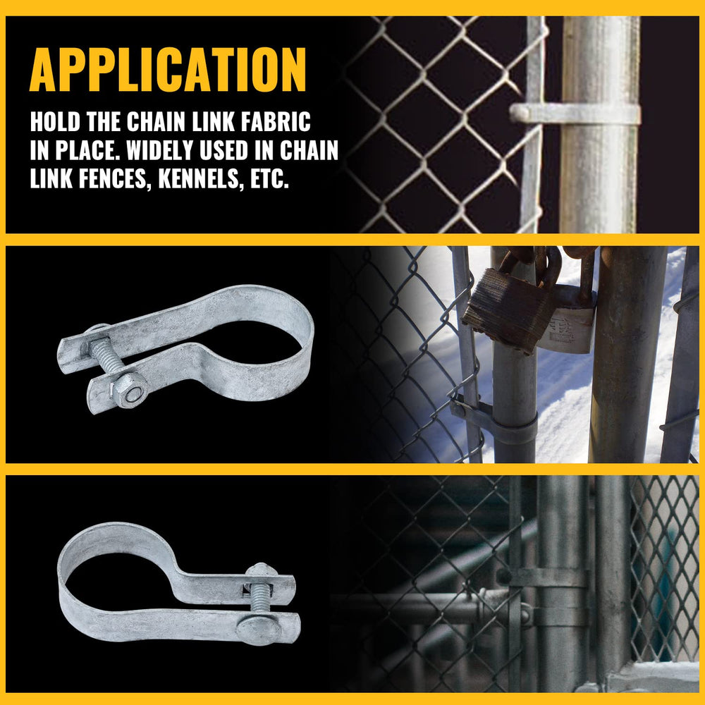 VIVIDA finished fence panel using tension bands for durable fabric attachment