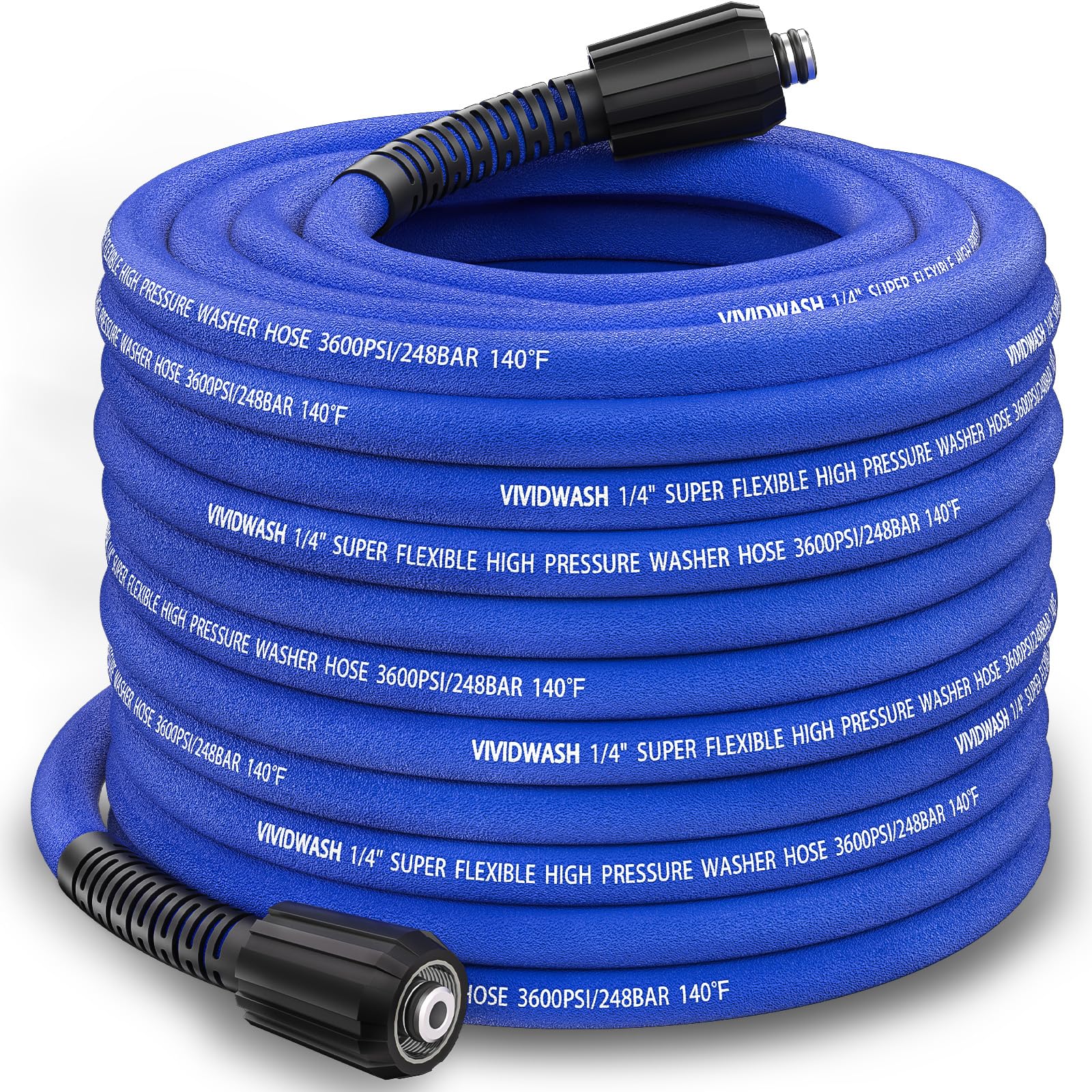 VividWash front view showing full hose and packaging for easy identification