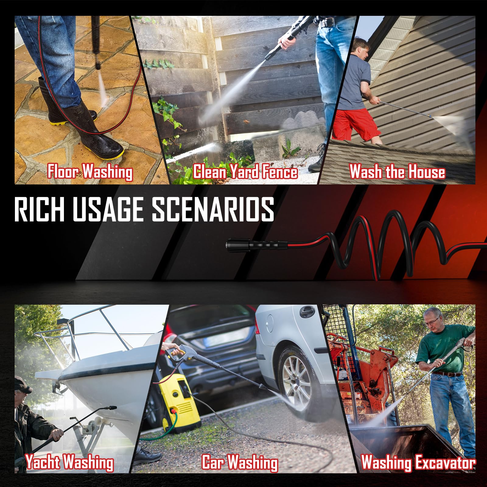 VividWash pressure-wash scene cleaning a patio to show real-world cleaning performance
