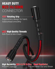VividWash stainless 3/8" quick-connect kit displayed for fast, tool-free hookup