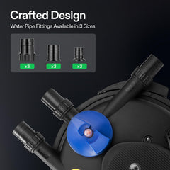 VIVOGROW built-in UV lamp close-up, provides extra water clarification benefit