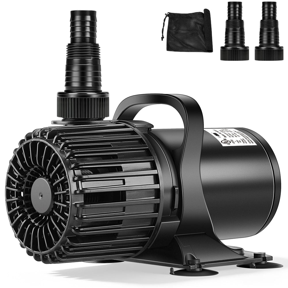 VIVOHOME pump front view showing durable housing and compact design benefit reliability