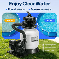 VIVOHOME 7-way valve closeup demonstrating versatile maintenance control