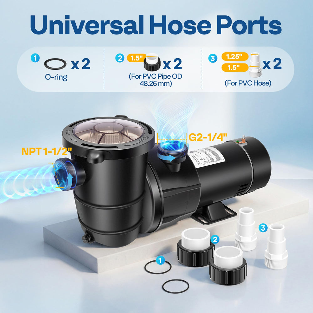 VIVOHOME bottom drain plug detail enabling quick drainage and servicing