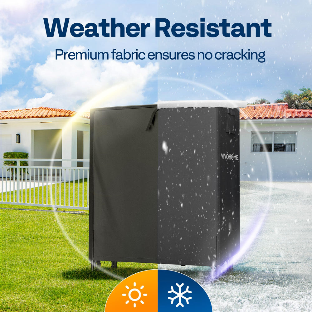 VIVOHOME close-up of 600D Oxford texture showing durable weather resistance