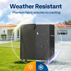 VIVOHOME close-up of 600D Oxford texture showing durable weather resistance