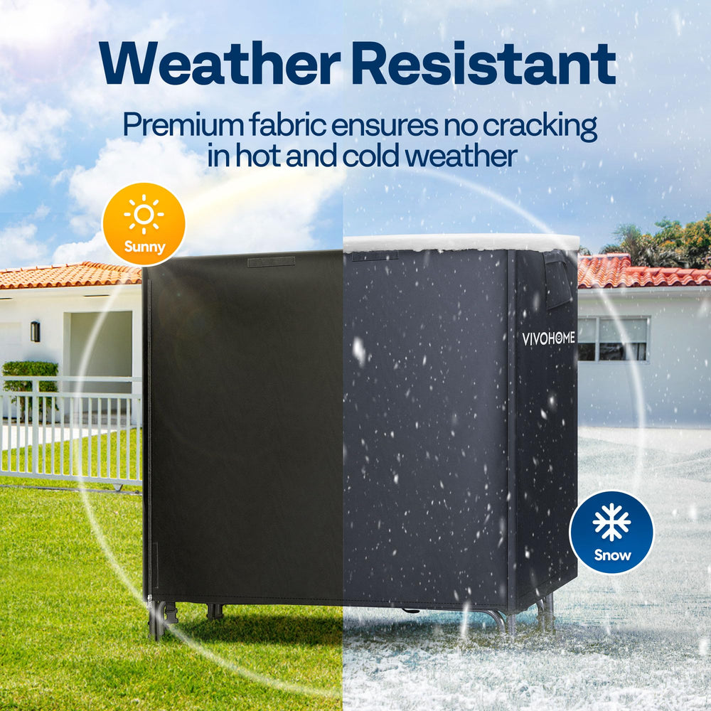 VIVOHOME close-up of 600D Oxford texture showing durability and weather resistance