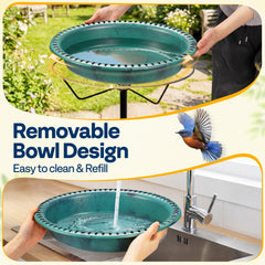 VIVOHOME detachable bowl lifted from stand for easy cleaning and maintenance