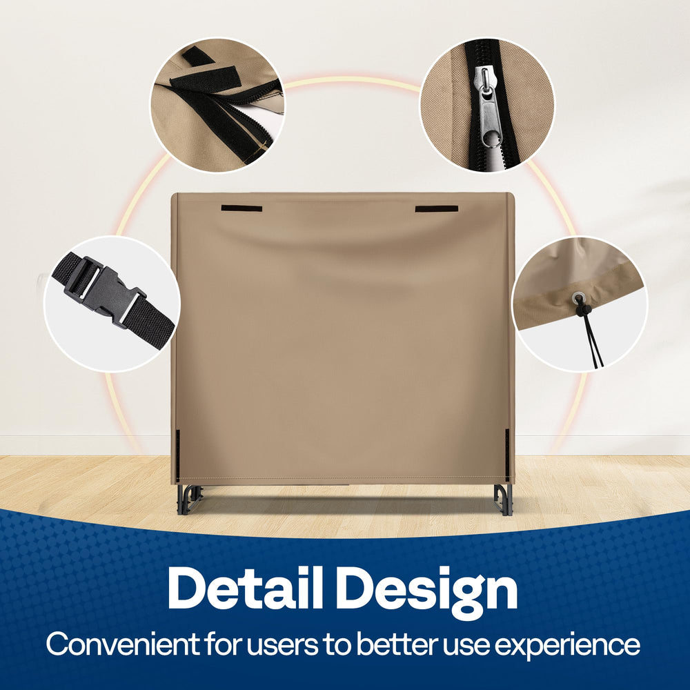 VIVOHOME elastic base and hook-and-loop fastening keeping cover snug