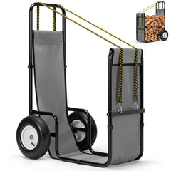 VIVOHOME front view of cart showing load capacity and design benefit