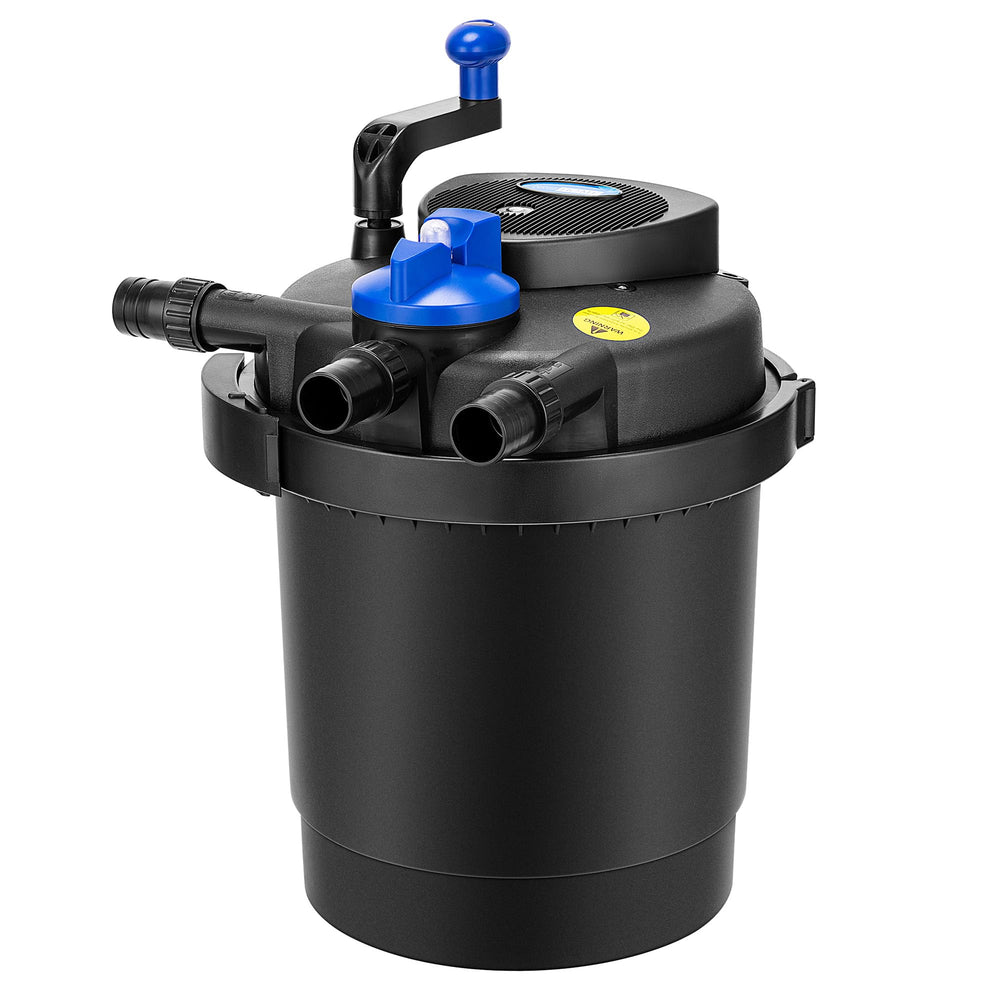 VIVOHOME front view of filter showing compact housing and inlet outlet benefits